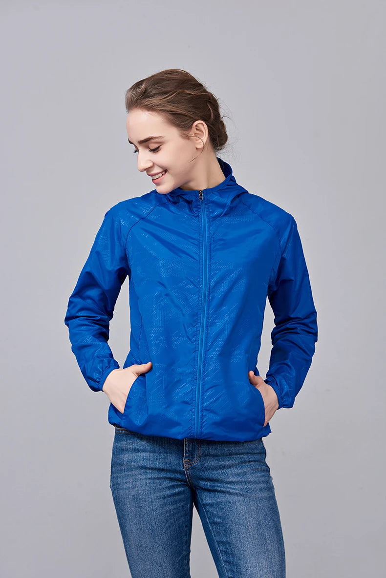 Unisex Waterproof Hiking Jacket – Quick-Dry Outdoor Windbreaker
